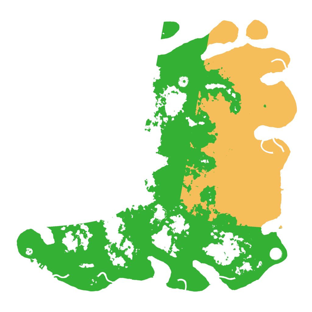 Biome Rust Map: Procedural Map, Size: 4500, Seed: 2126835906