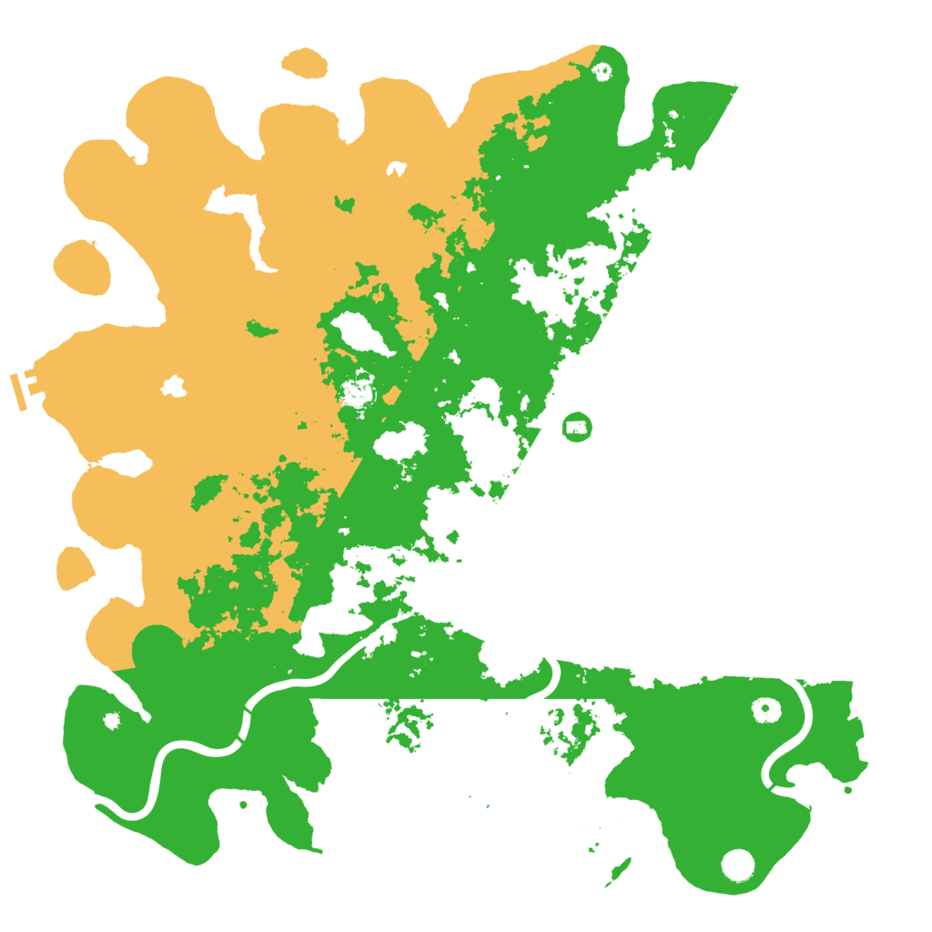 Biome Rust Map: Procedural Map, Size: 5000, Seed: 70813