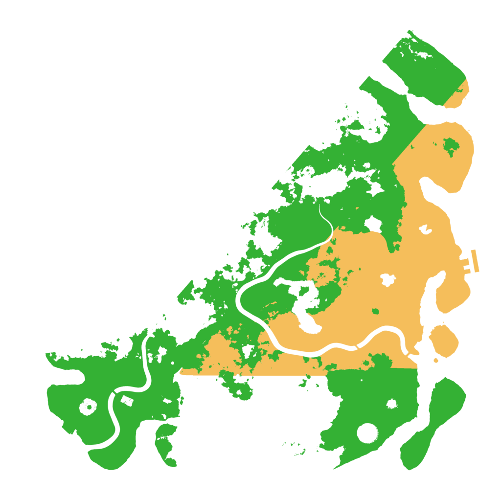 Biome Rust Map: Procedural Map, Size: 4500, Seed: 3212044