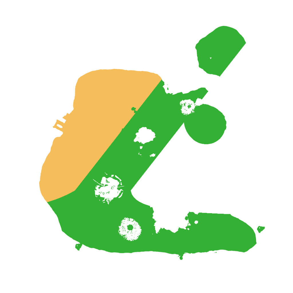 Biome Rust Map: Procedural Map, Size: 2000, Seed: 4027