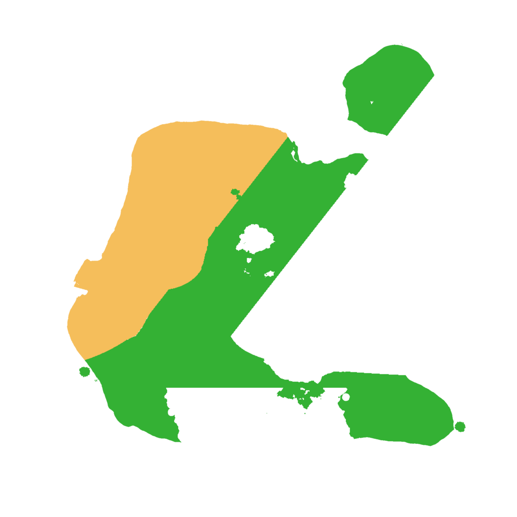 Biome Rust Map: Procedural Map, Size: 2000, Seed: 4027