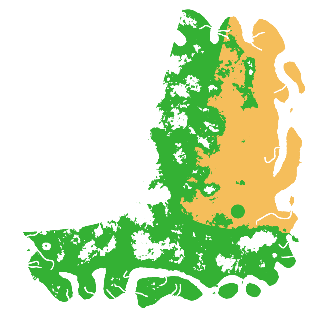 Biome Rust Map: Procedural Map, Size: 6000, Seed: 277023