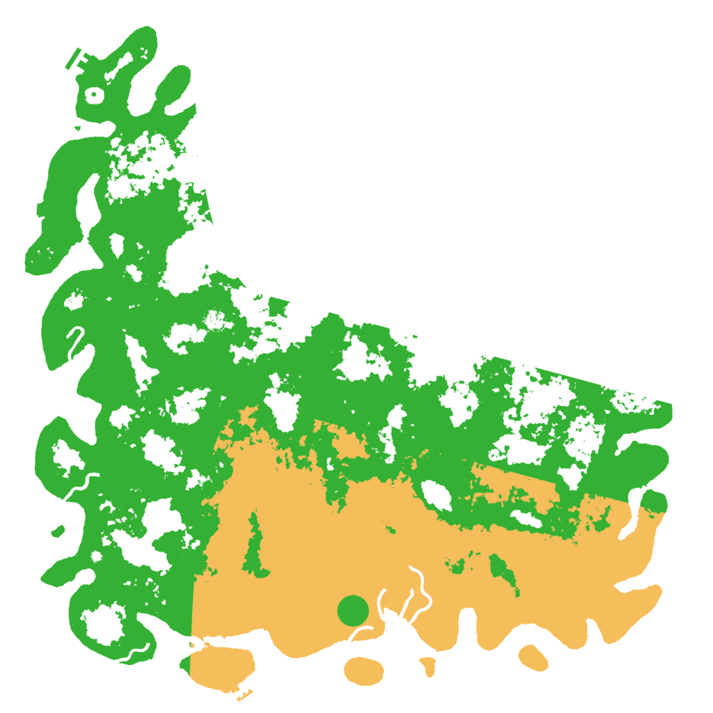 Biome Rust Map: Procedural Map, Size: 6000, Seed: 512991