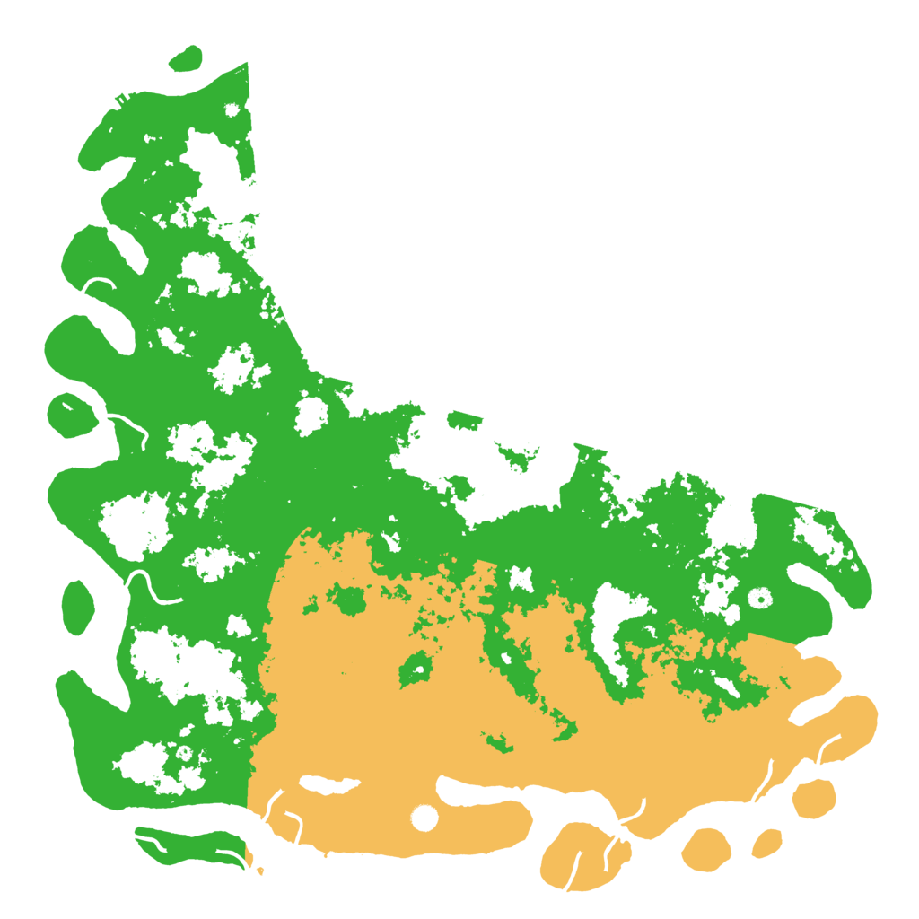 Biome Rust Map: Procedural Map, Size: 6000, Seed: 255385