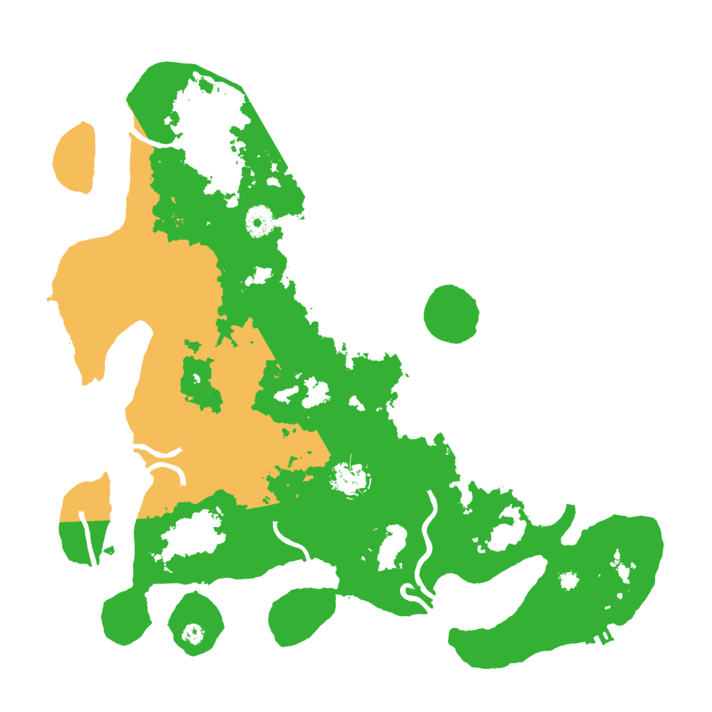 Biome Rust Map: Procedural Map, Size: 3500, Seed: 4181793