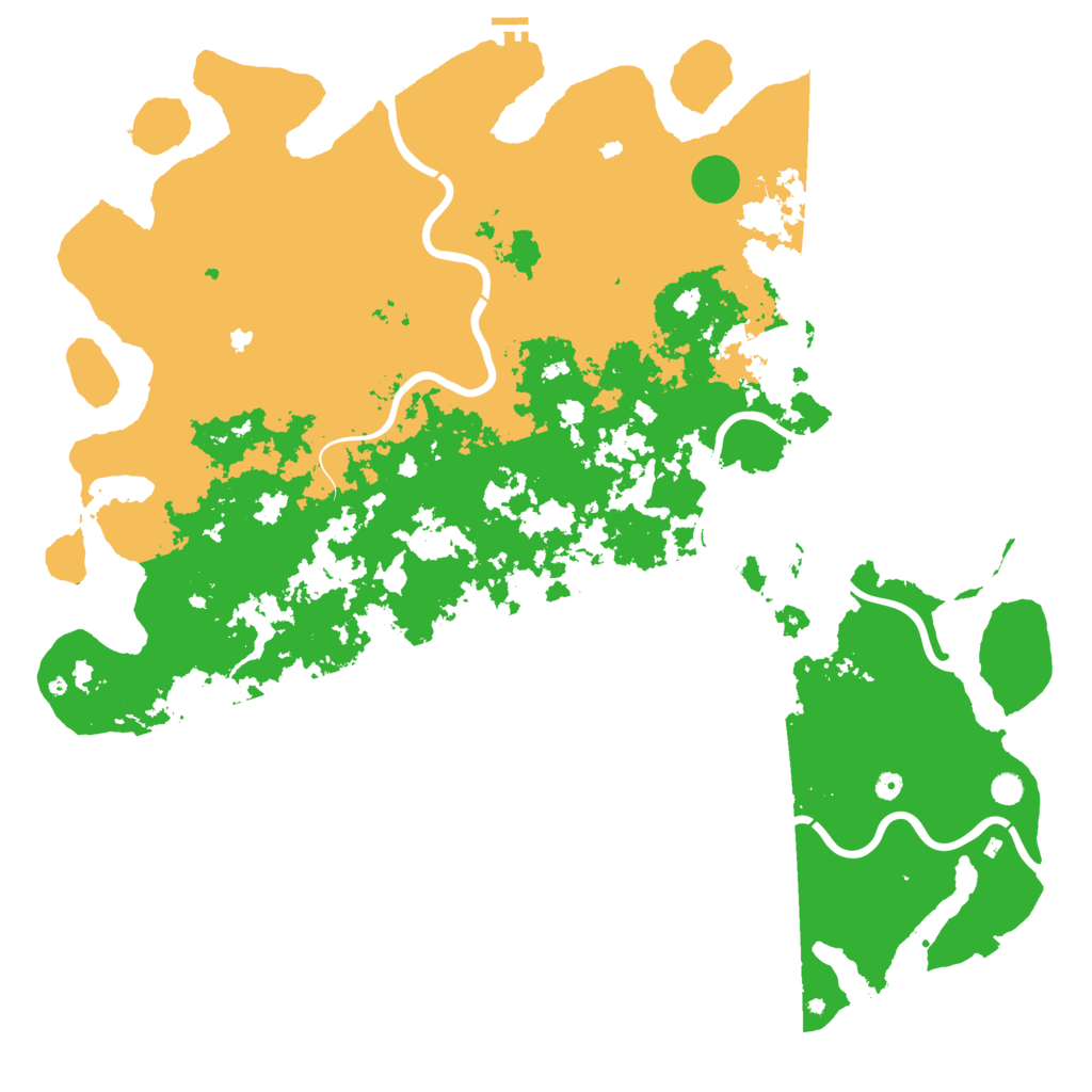 Biome Rust Map: Procedural Map, Size: 6000, Seed: 353372