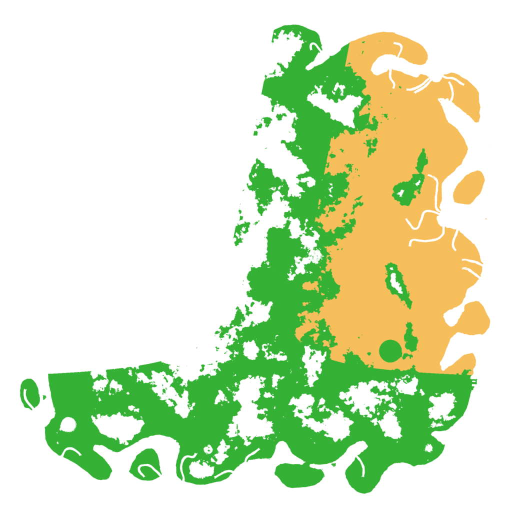 Biome Rust Map: Procedural Map, Size: 6000, Seed: 144630