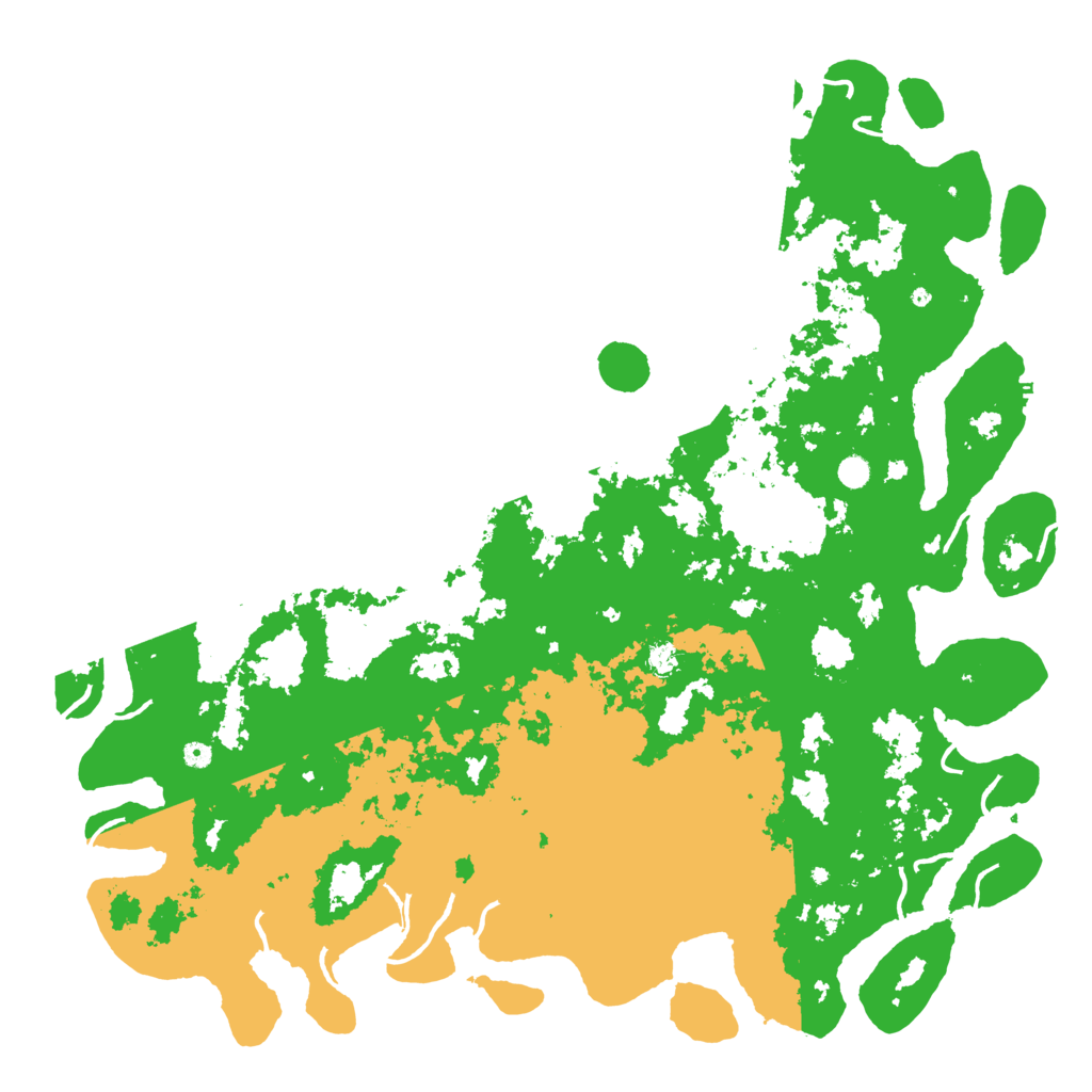 Biome Rust Map: Procedural Map, Size: 6000, Seed: 721137