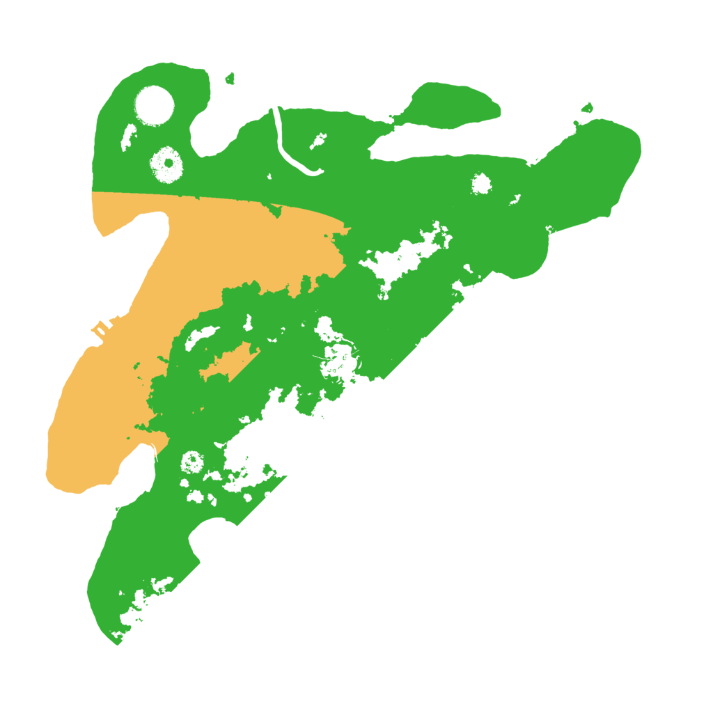 Biome Rust Map: Procedural Map, Size: 3200, Seed: 1911665431