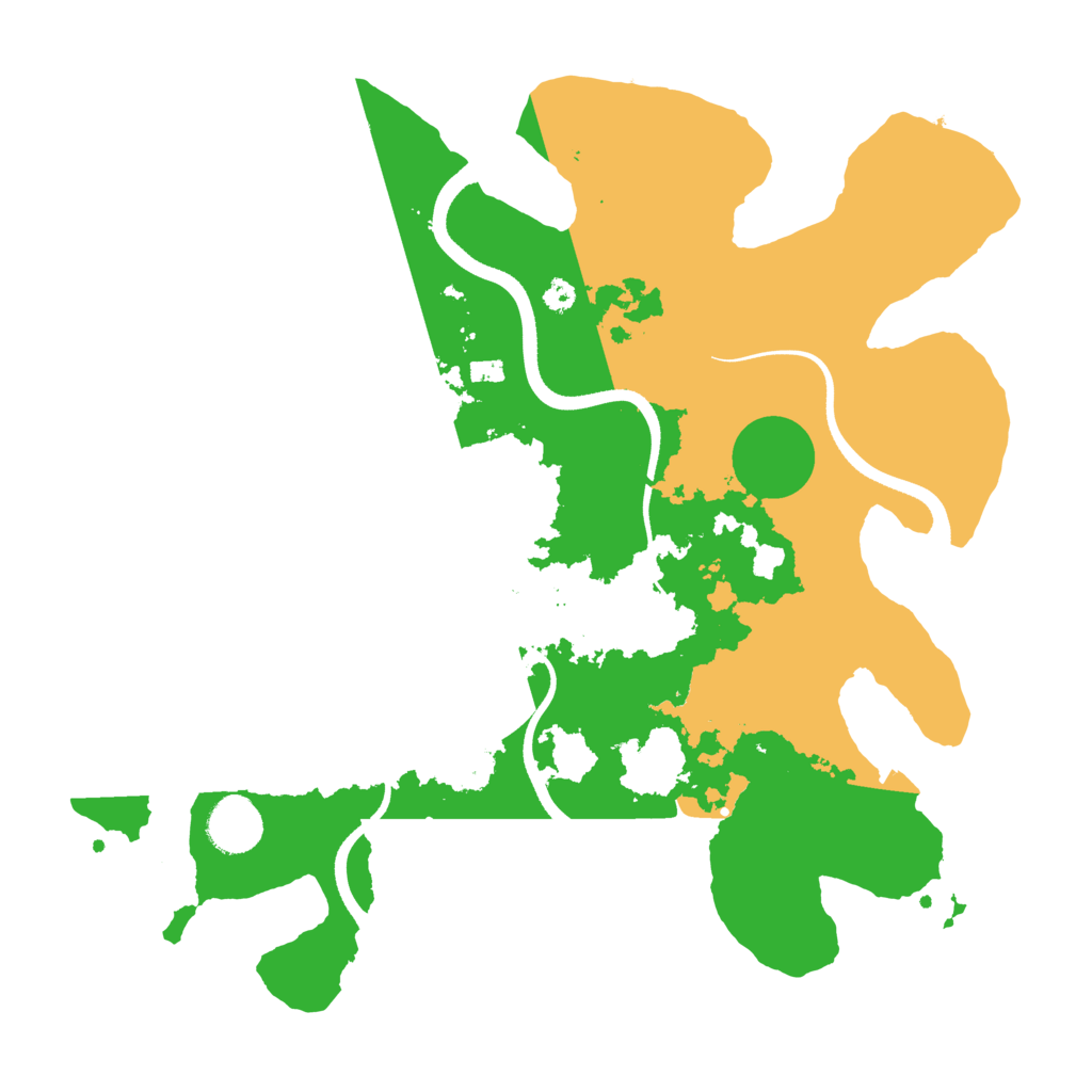 Biome Rust Map: Procedural Map, Size: 3500, Seed: 251196002