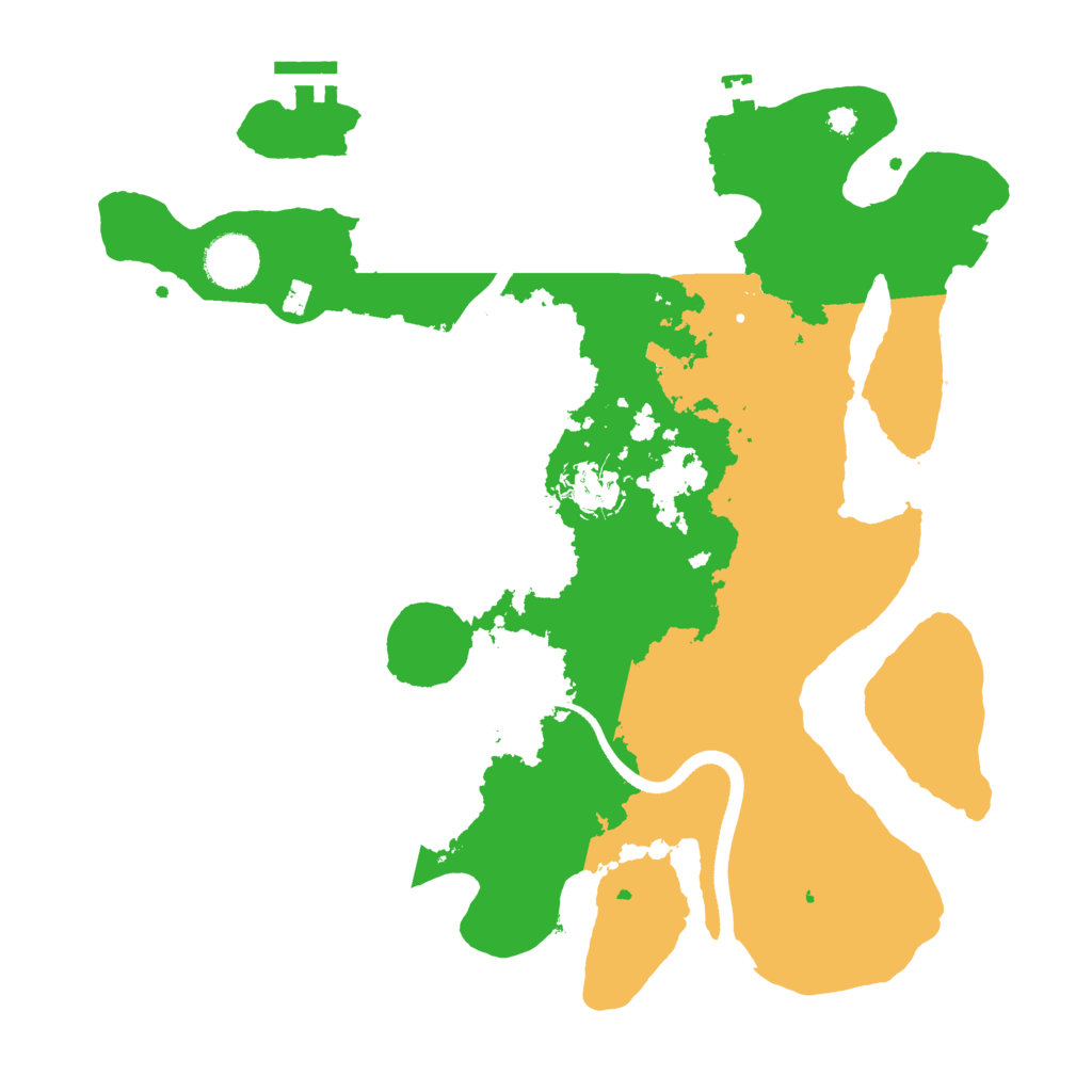 Biome Rust Map: Procedural Map, Size: 3500, Seed: 703943462