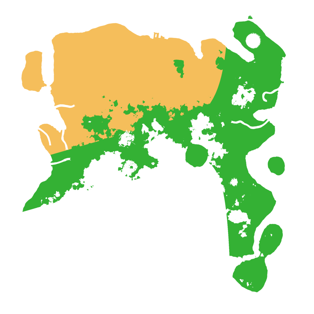 Biome Rust Map: Procedural Map, Size: 3750, Seed: 412453328