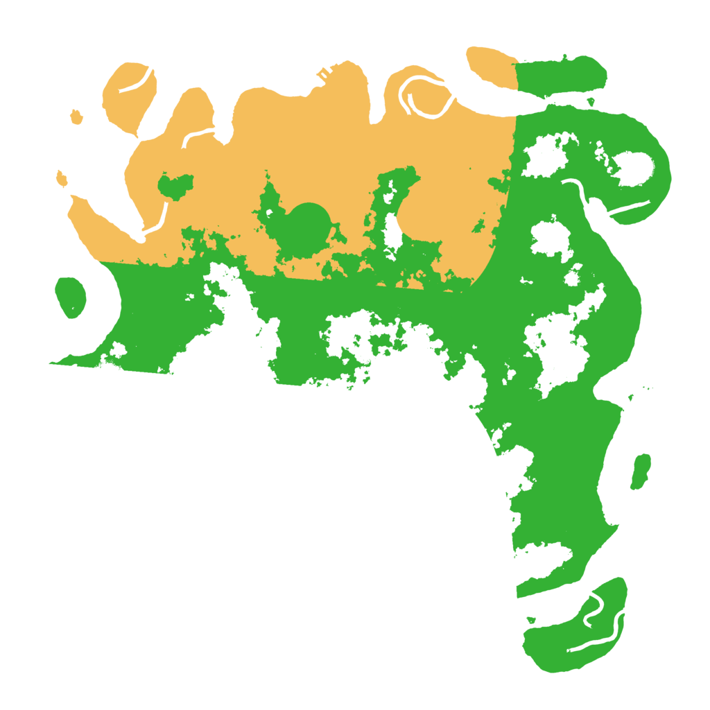 Biome Rust Map: Procedural Map, Size: 4250, Seed: 1540127489