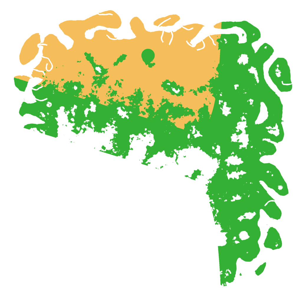 Biome Rust Map: Procedural Map, Size: 6000, Seed: 2100159169