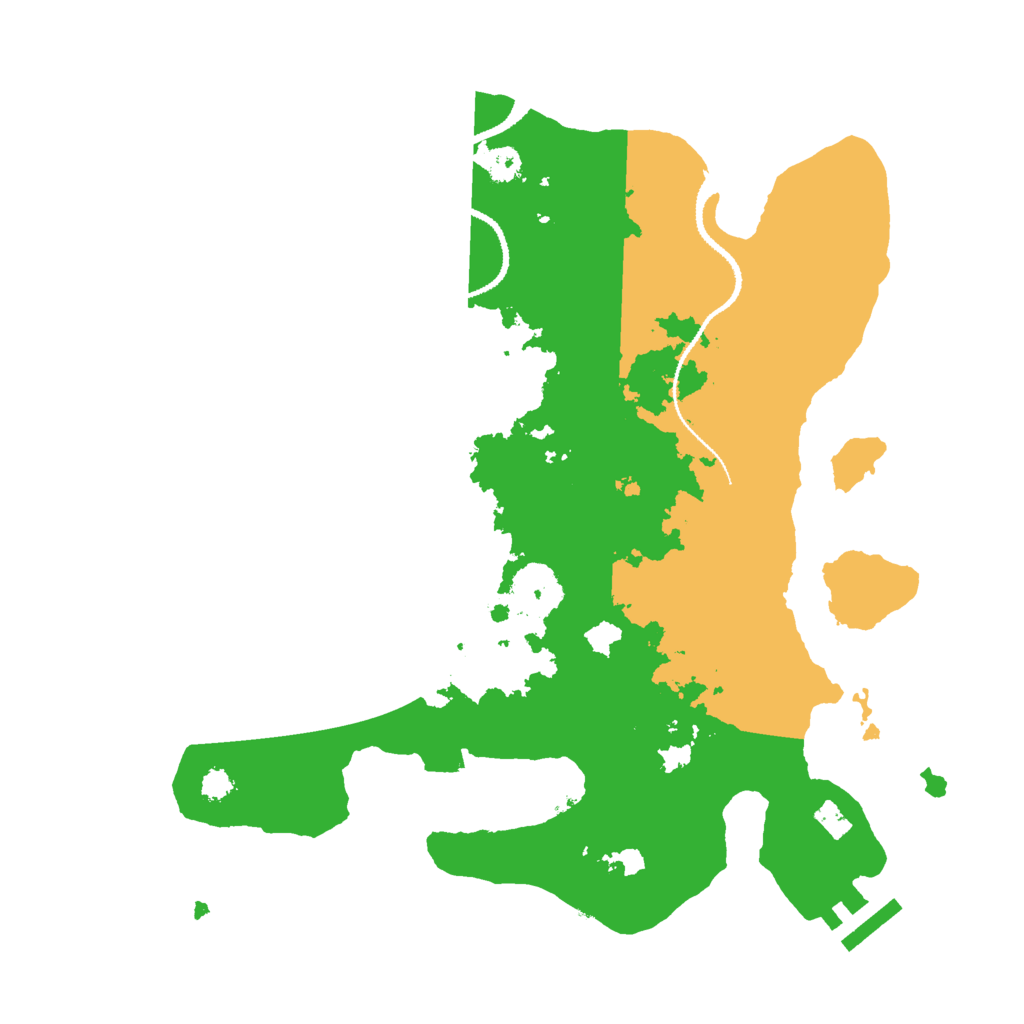Biome Rust Map: Procedural Map, Size: 3000, Seed: 245731