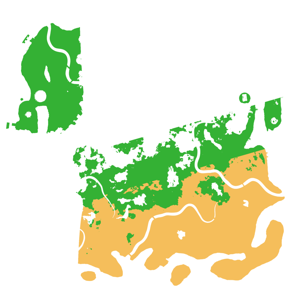 Biome Rust Map: Procedural Map, Size: 4500, Seed: 4231414