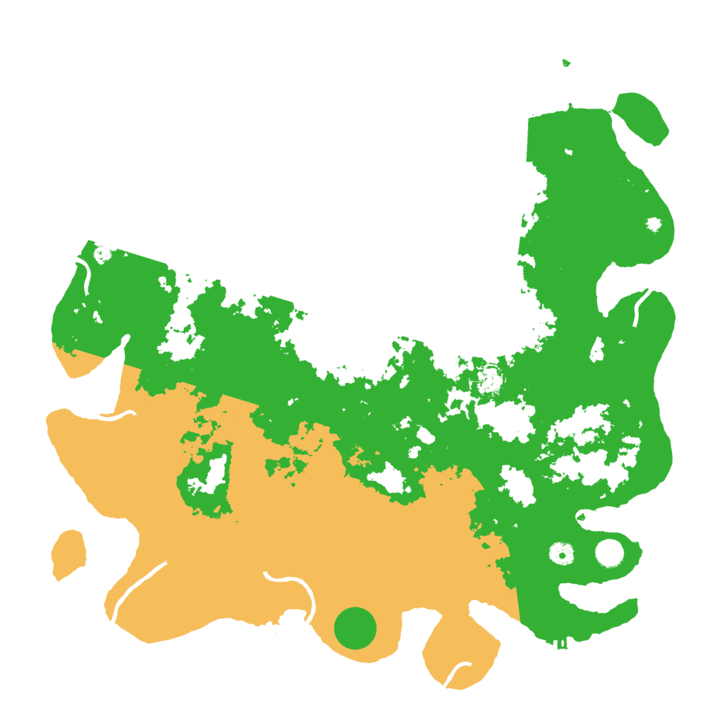 Biome Rust Map: Procedural Map, Size: 4500, Seed: 2032401751