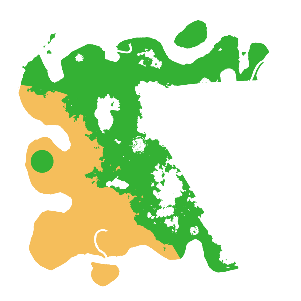 Biome Rust Map: Procedural Map, Size: 3500, Seed: 240655114