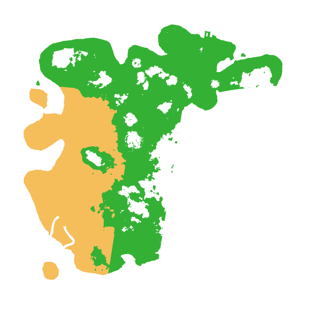 Biome Rust Map: Procedural Map, Size: 3450, Seed: 151