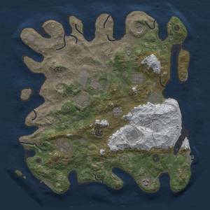 Thumbnail Rust Map: Procedural Map, Size: 4000, Seed: 146201712, 20 Monuments