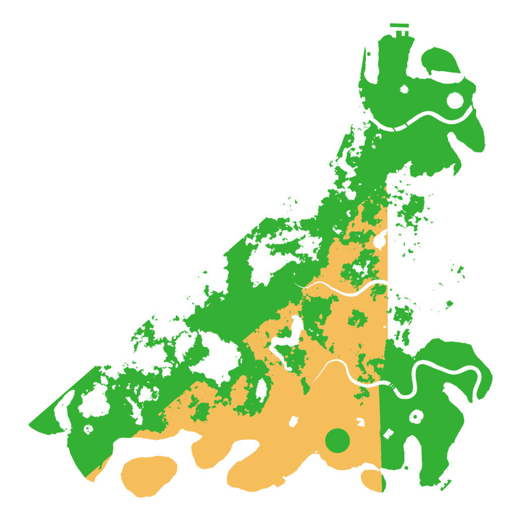 Biome Rust Map: Procedural Map, Size: 5550, Seed: 350