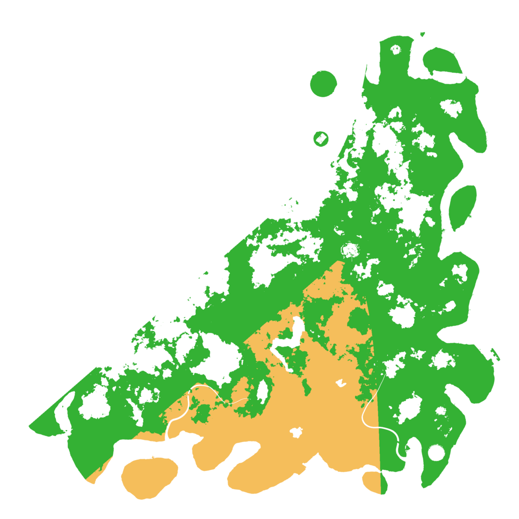 Biome Rust Map: Procedural Map, Size: 5550, Seed: 350