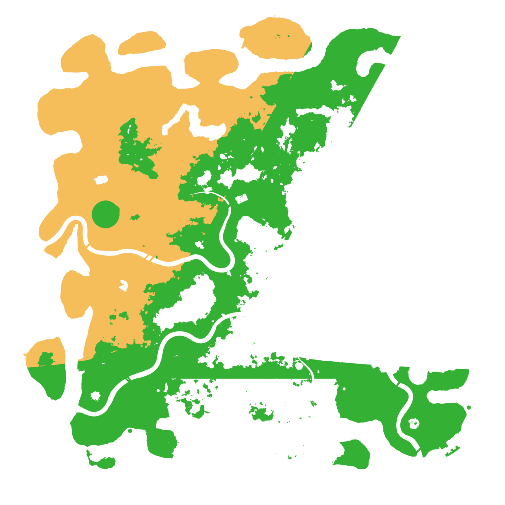 Biome Rust Map: Procedural Map, Size: 4800, Seed: 3089746