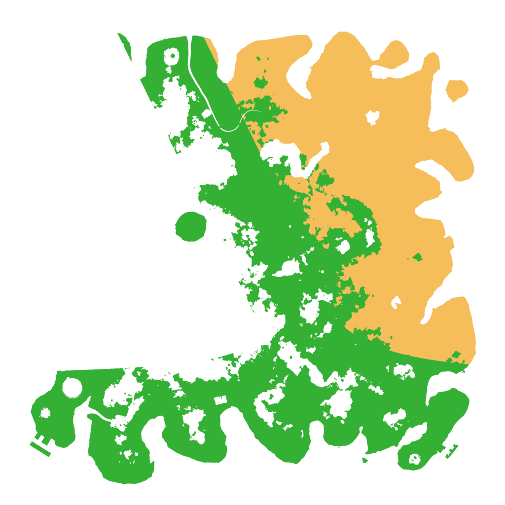 Biome Rust Map: Procedural Map, Size: 4500, Seed: 1083699617