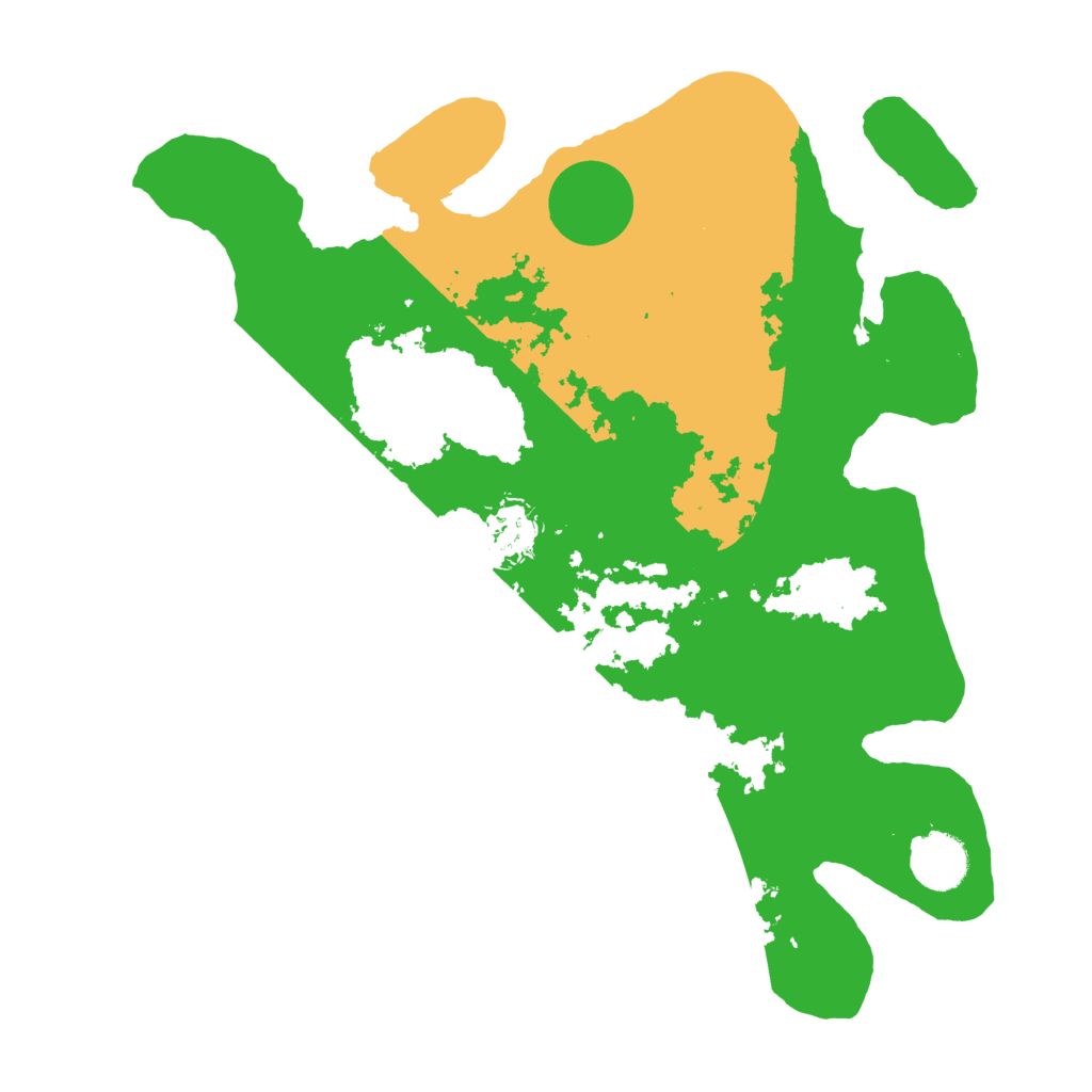 Biome Rust Map: Barren, Size: 3400, Seed: 8888