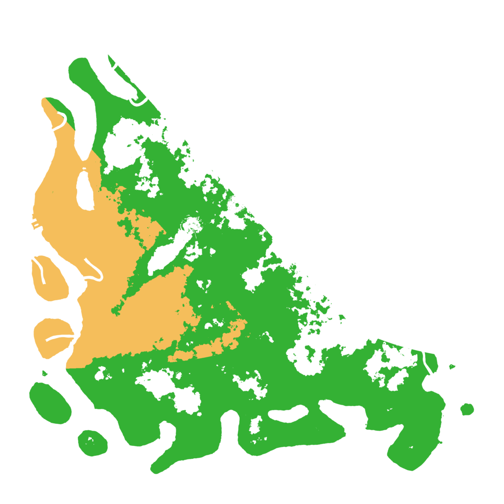Biome Rust Map: Procedural Map, Size: 4500, Seed: 16546