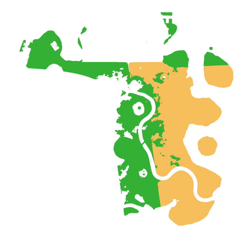 Biome Rust Map: Procedural Map, Size: 3000, Seed: 942160206