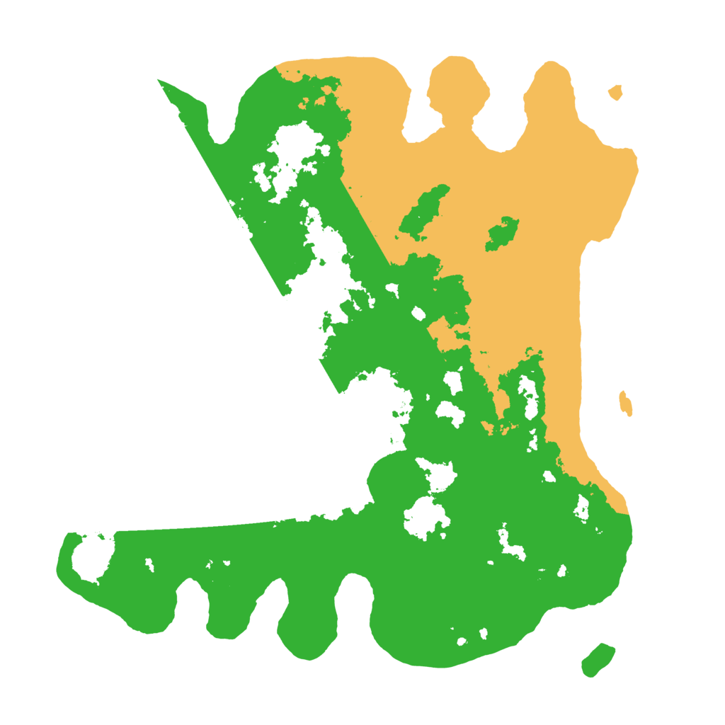 Biome Rust Map: Barren, Size: 3500, Seed: 887662280