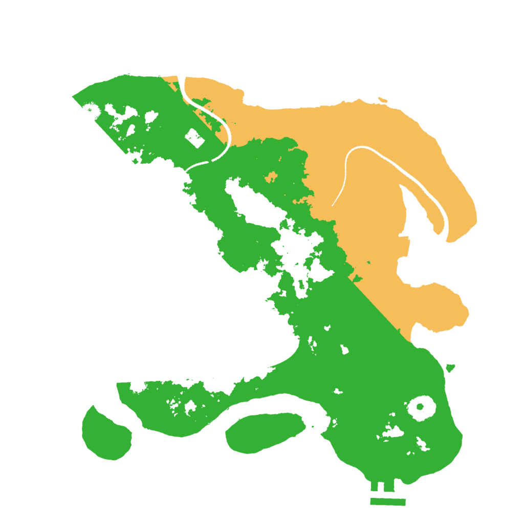 Biome Rust Map: Procedural Map, Size: 3000, Seed: 7982