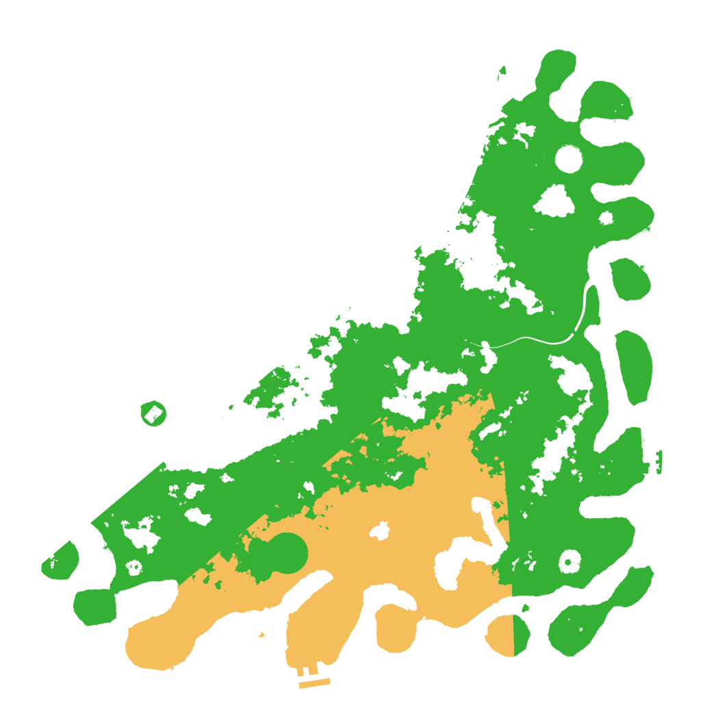Biome Rust Map: Procedural Map, Size: 4500, Seed: 561534731