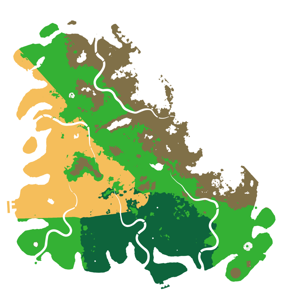 Biome Rust Map: Procedural Map, Size: 5000, Seed: 22020505