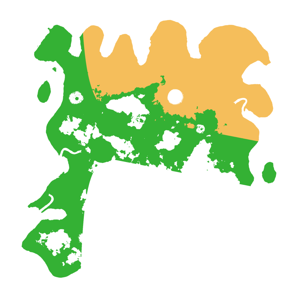 Biome Rust Map: Procedural Map, Size: 3500, Seed: 327225492