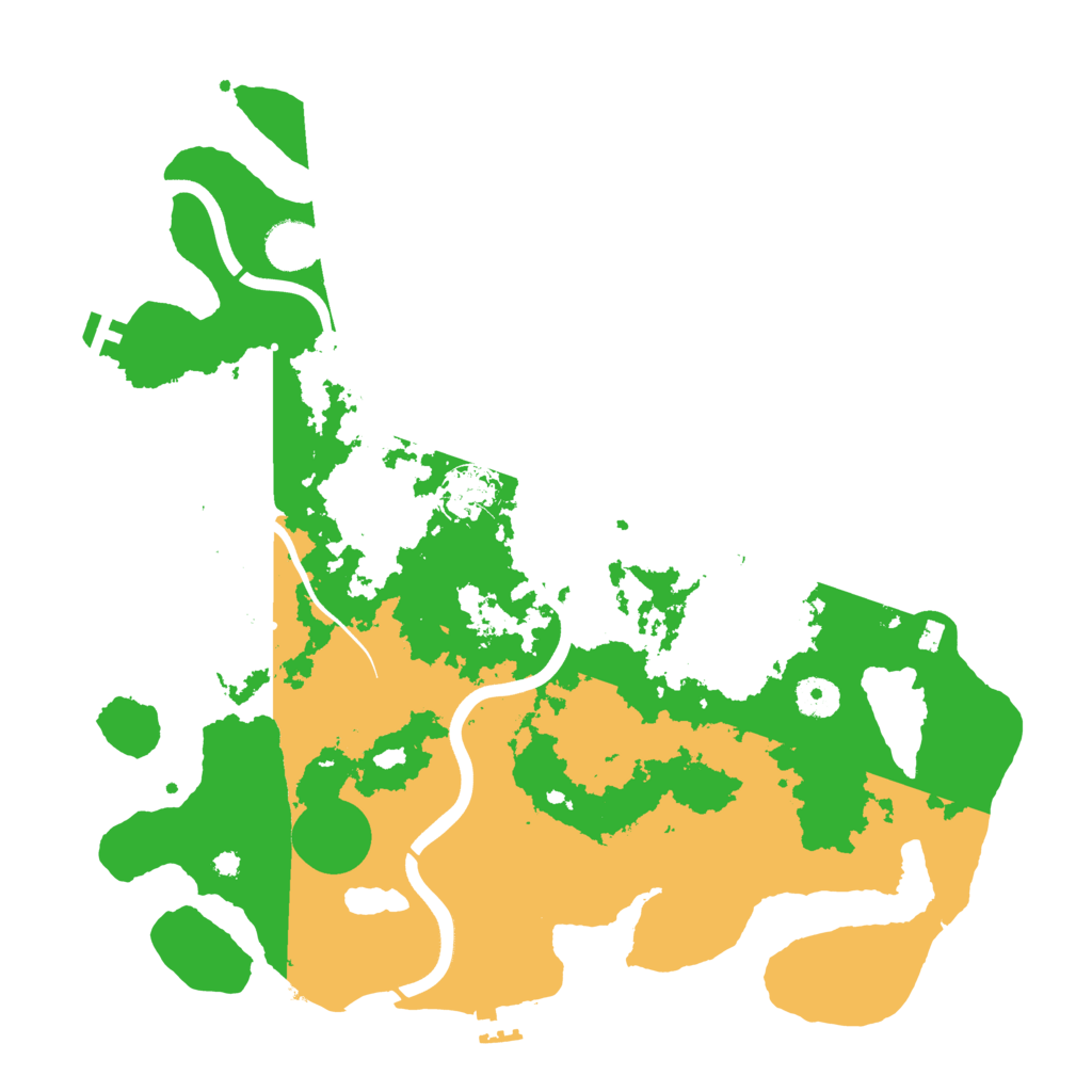 Biome Rust Map: Procedural Map, Size: 3850, Seed: 563741815
