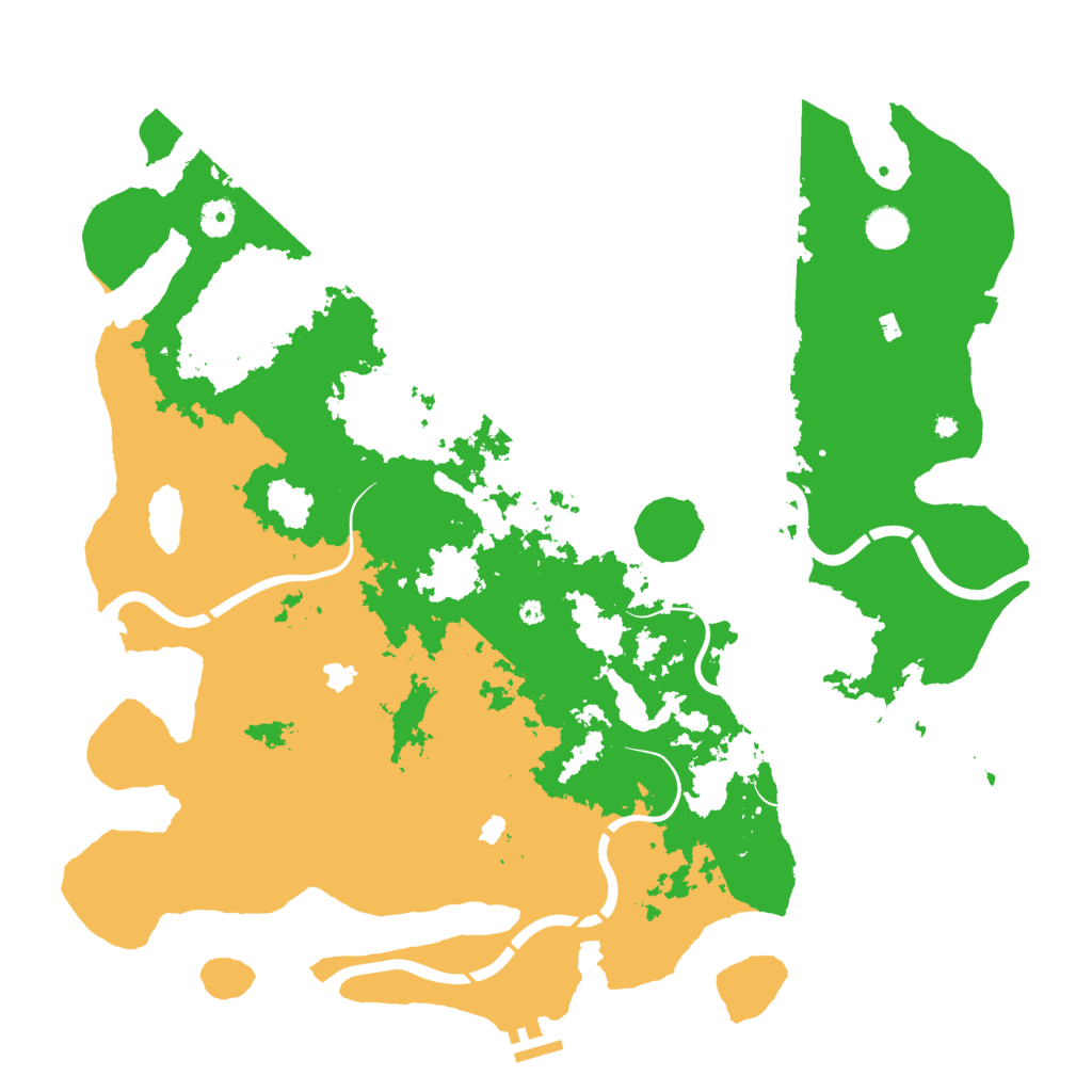 Biome Rust Map: Procedural Map, Size: 4500, Seed: 202205080