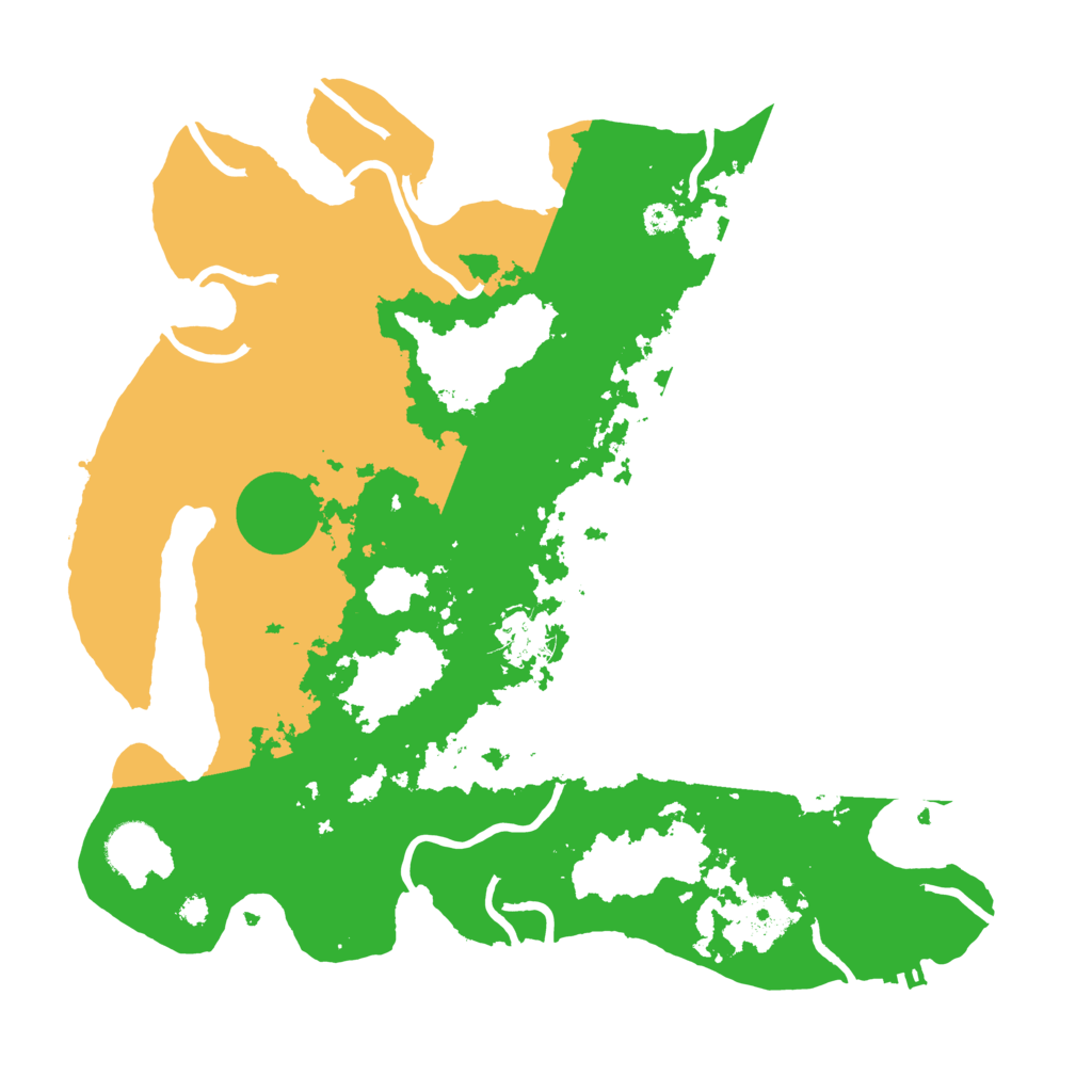 Biome Rust Map: Procedural Map, Size: 3500, Seed: 322966719