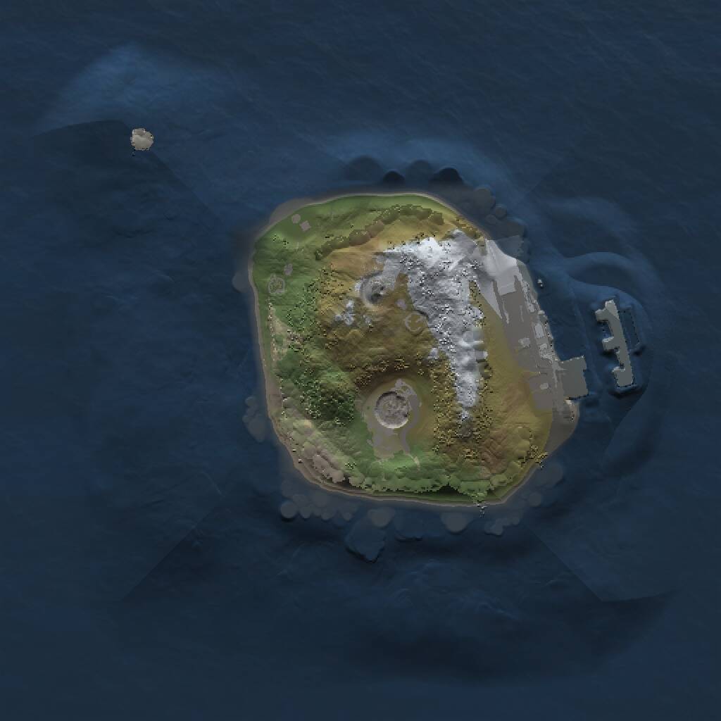 Rust Map: Procedural Map, Size: 1285, Seed: 1337, 3 Monuments