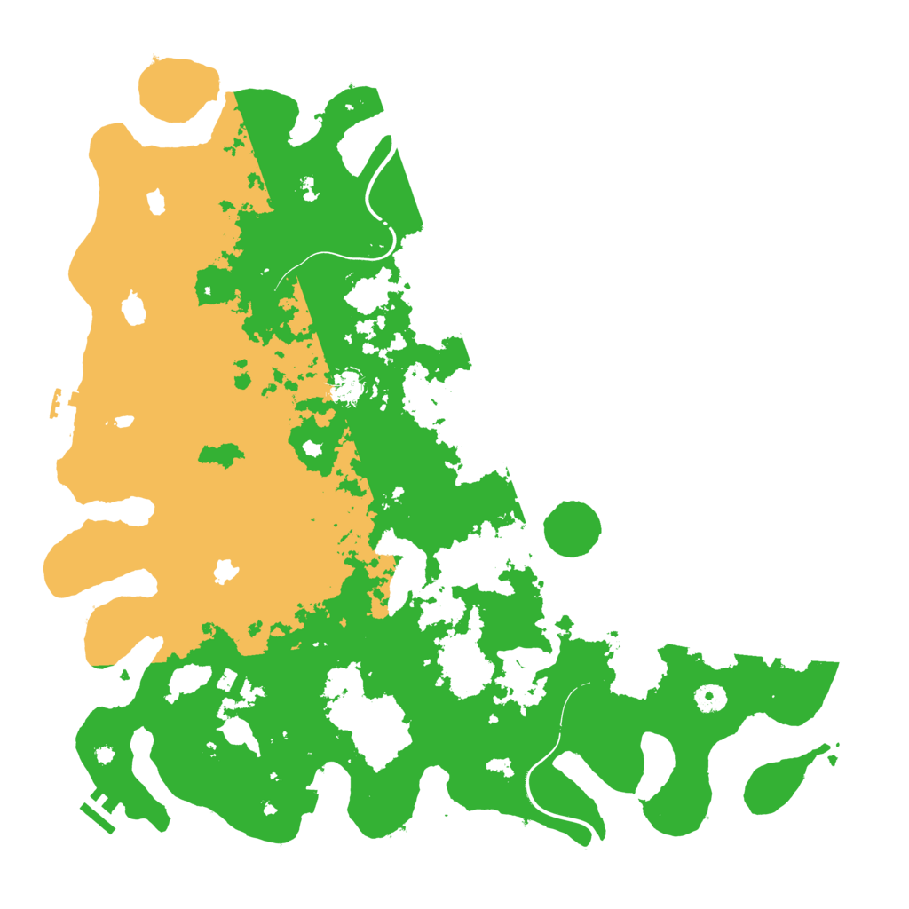 Biome Rust Map: Procedural Map, Size: 4500, Seed: 996269209