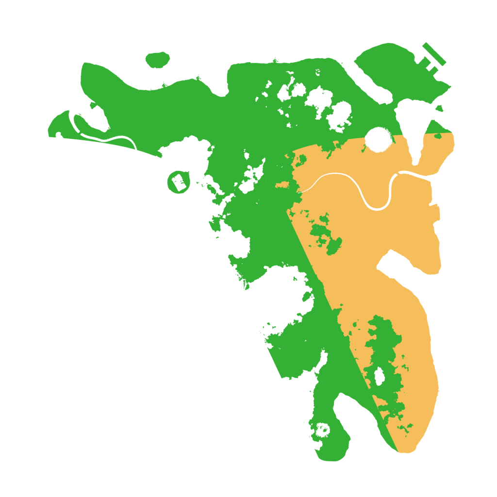 Biome Rust Map: Procedural Map, Size: 3500, Seed: 1044348331
