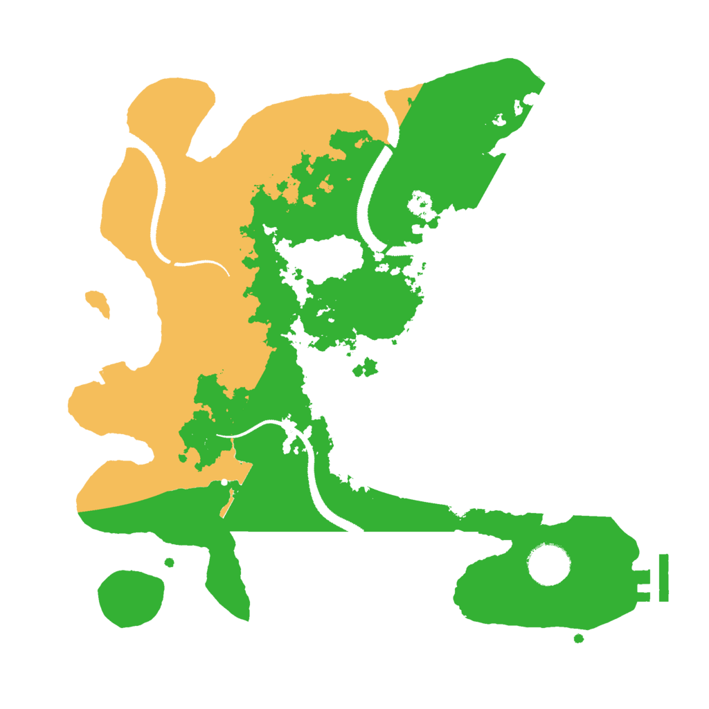 Biome Rust Map: Procedural Map, Size: 3000, Seed: 1015