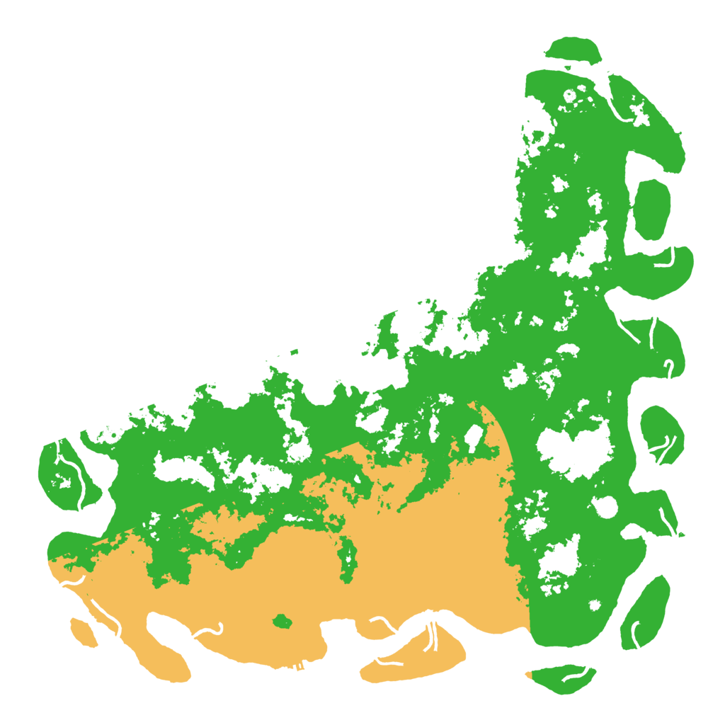 Biome Rust Map: Procedural Map, Size: 6000, Seed: 939699