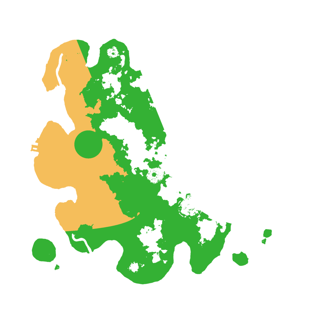 Biome Rust Map: Procedural Map, Size: 3000, Seed: 1965782228