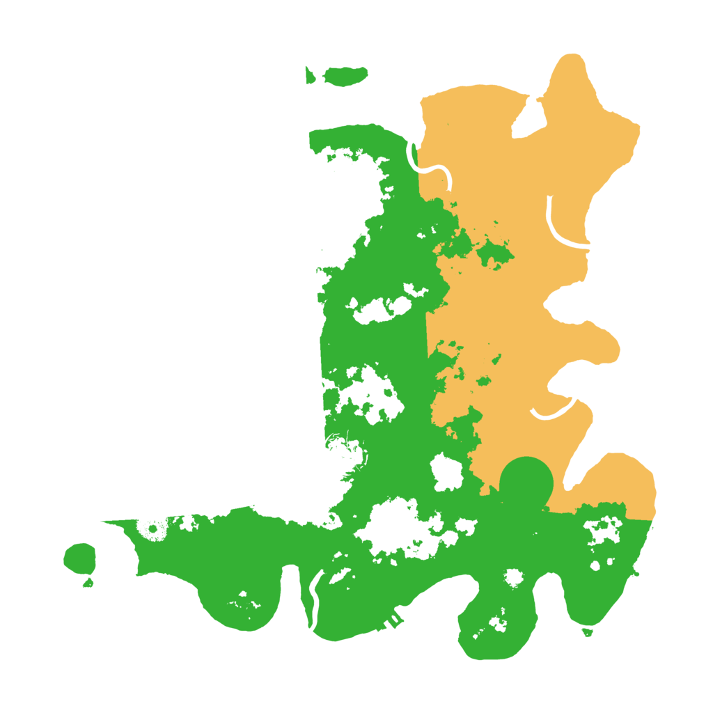 Biome Rust Map: Procedural Map, Size: 3500, Seed: 1627799198