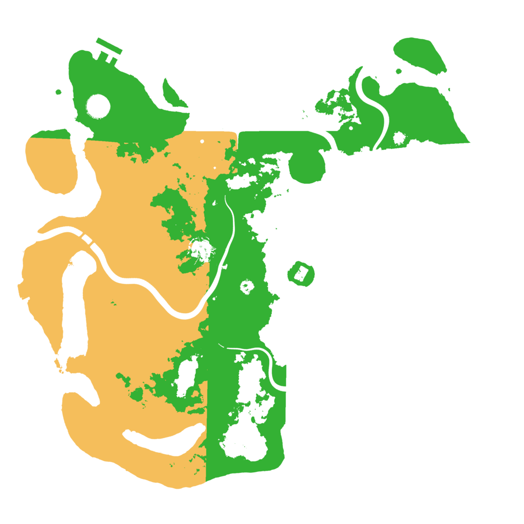 Biome Rust Map: Procedural Map, Size: 3850, Seed: 655887456
