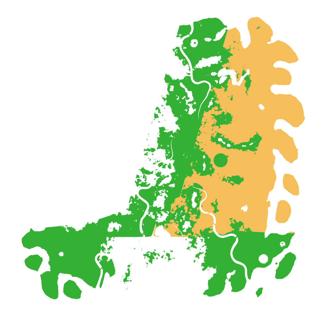 Biome Rust Map: Procedural Map, Size: 6000, Seed: 313448