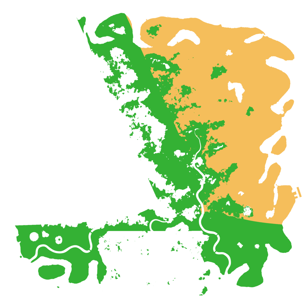 Biome Rust Map: Procedural Map, Size: 6000, Seed: 69218