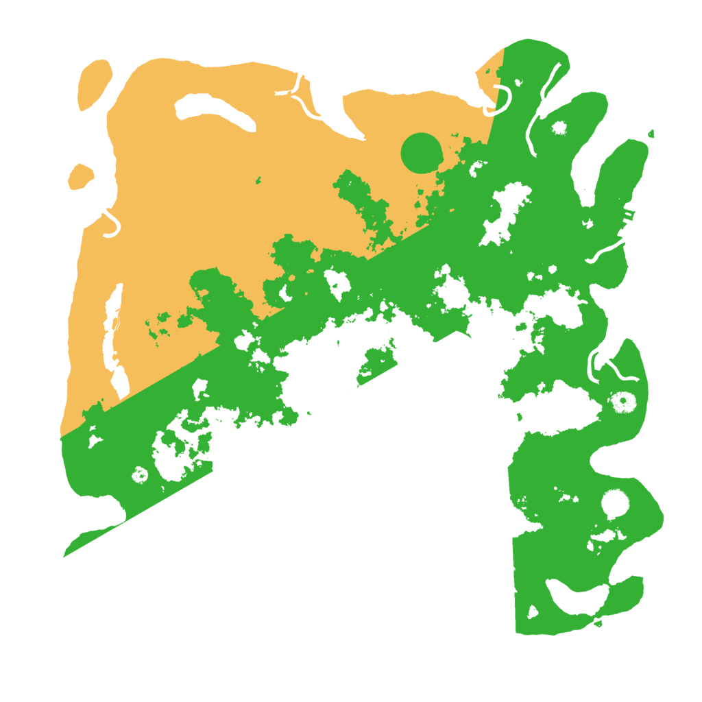 Biome Rust Map: Procedural Map, Size: 4500, Seed: 417860073